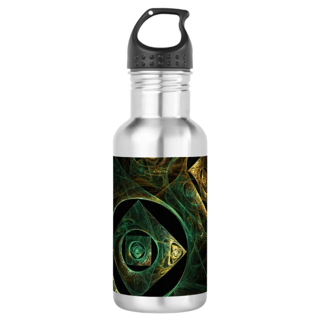 Magical Vibrations Abstract Art Bottle (Front)