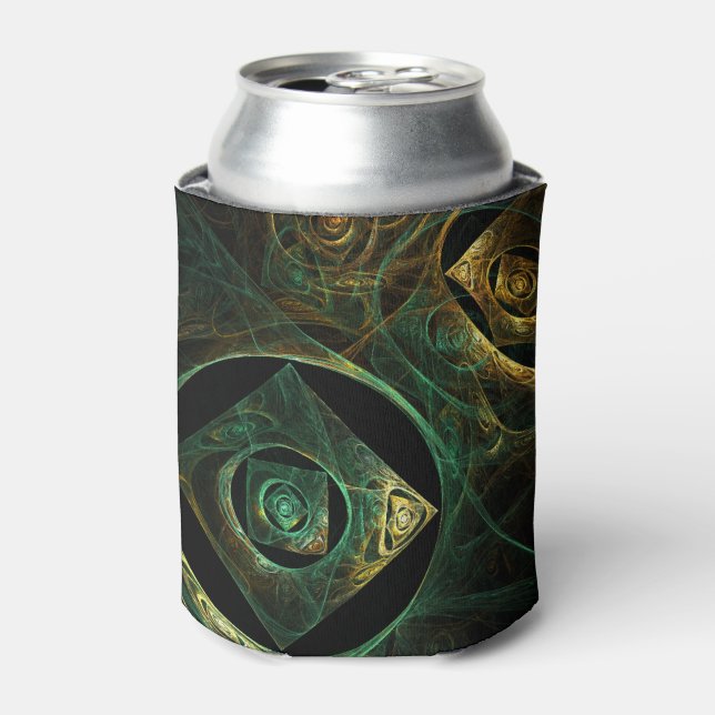 Magical Vibrations Abstract Art Can Cooler (Can Front)