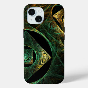 Magical Vibrations Abstract Art iPhone 15 Case