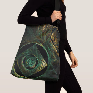 Magical Vibrations Abstract Art Cross Body Crossbody Bag