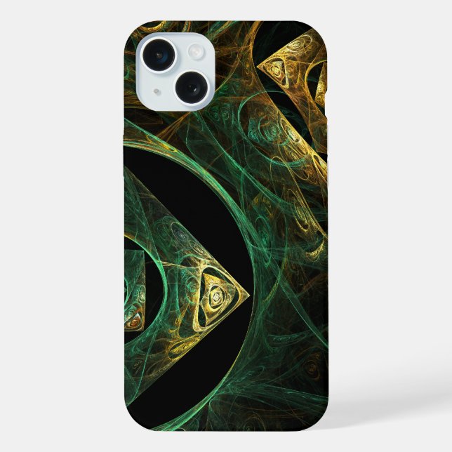 Magical Vibrations Abstract Art iPhone Case (Back)