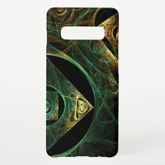 Magical Vibrations Abstract Art Matte Samsung Galaxy Case (Back)