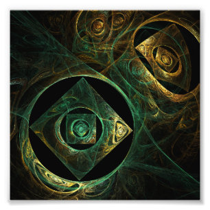 Magical Vibrations Abstract Art Photo Print