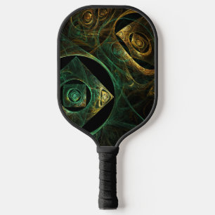 Magical Vibrations Abstract Art Pickleball Paddle