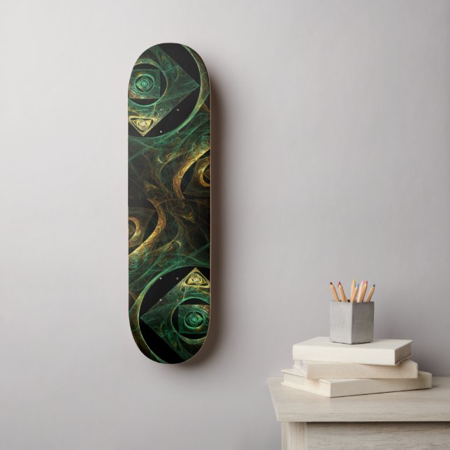 Magical Vibrations Abstract Art Skateboard (Wall Art)