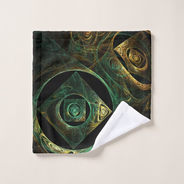 Magical Vibrations Abstract Art Wash Cloth (Wash Cloth)