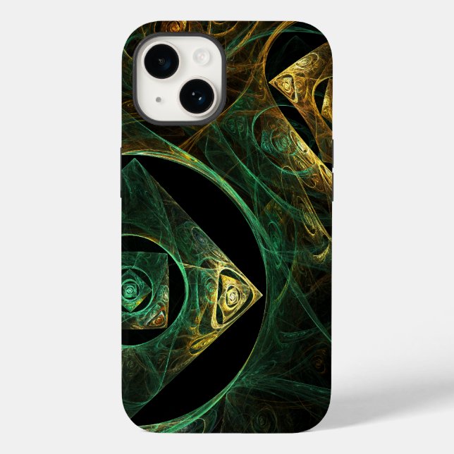 Magical Vibrations Abstract Fractal Art Design Case-Mate iPhone Case (Back)