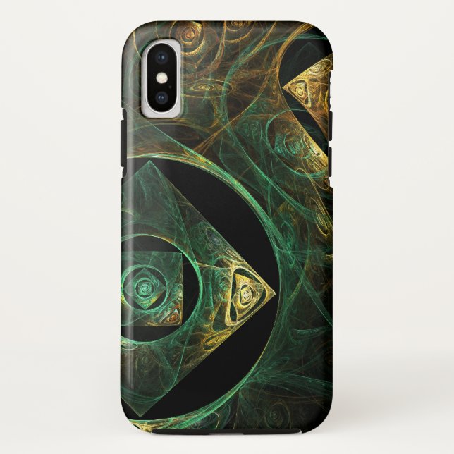 Magical Vibrations Abstract Fractal Art Design Case-Mate iPhone Case (Back)