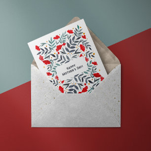 Magical Watercolor Garden Mother's Day Card