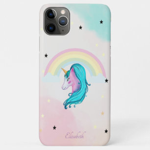 Magical Watercolor Unicorn, Rainbow, Stars Case-Mate iPhone Case