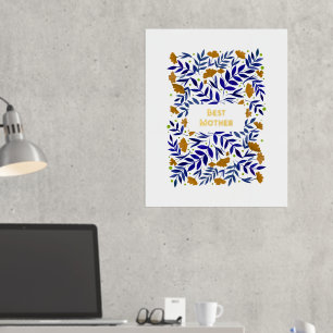 Magical Watercolor Yellow Garden Mother's Day Foil Prints