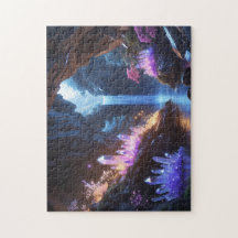 Magical Waterfall Crystal Cave