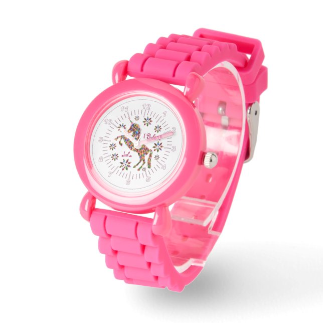 Magical Whimsical Unicorn Watch (Angle)