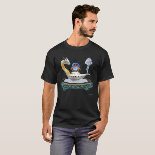 Magical White Ceramic Dragon Lamp T-Shirt