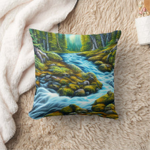 Magical Wilderness Bubbling Brook Cushion