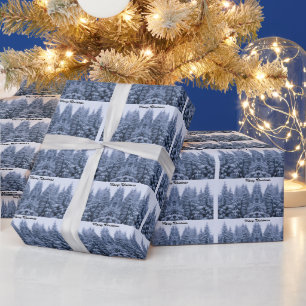 Magical winter forest - custom wrapping paper