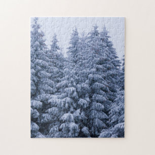 Magical winter forest jigsaw puzzle