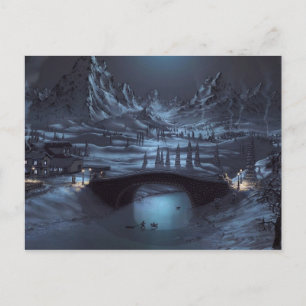Magical Winter Nights Post Card