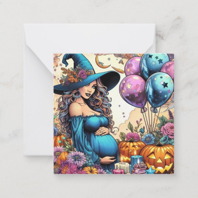 MAGICAL WItchy Vibes | Baby | Pregnancy | Mum Card (Front)