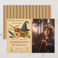 Magical Wizard and Witches Birthday Photo