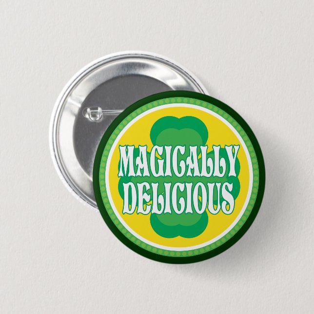 Magically Delicious 6 Cm Round Badge (Front & Back)