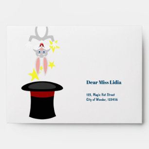 Magician Boy Show Birthday Party Envelope