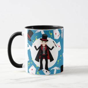 Magician Boy Show Birthday Party Mug