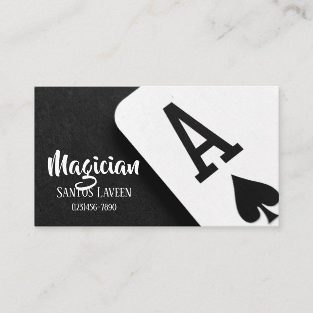 Magician Business Card (Front)