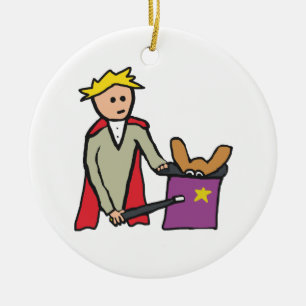 Magician Ceramic Tree Decoration