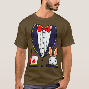 Magician Costume Halloween Magic Show Men Women Ki T-Shirt