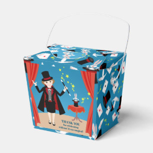 Magician Girl Show Birthday Party Favour Box