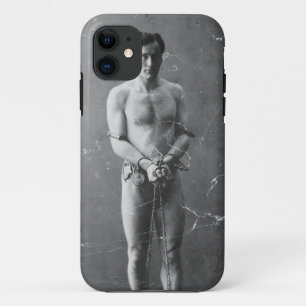 Magician Harry Houdini Standing In Chains Case-Mate iPhone Case