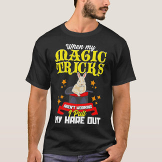 Magician hat and bunny Funny Gift T-Shirt