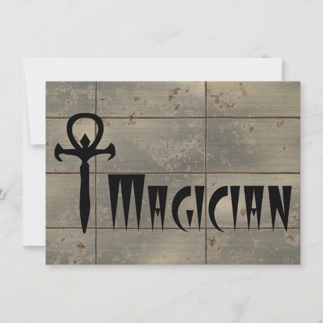 Magician Invitation (Front)