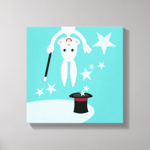 Magician Kid Birthday Party Canvas Print