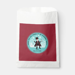 Magician kid birthday party favour bags