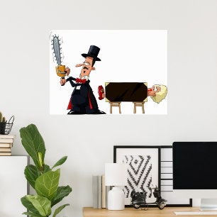 Magician Performing Poster