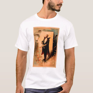 Magician Pulling Roses out of Hat Poster T-Shirt