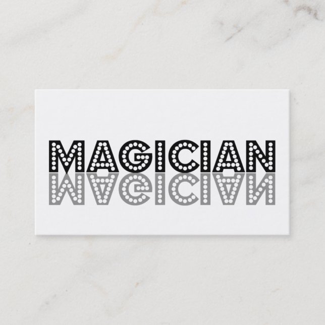 Magician Shadow Business Card (Front)