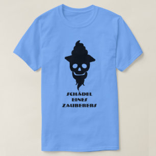 Magician sku and text Schädel eines Zauberers T-Shirt