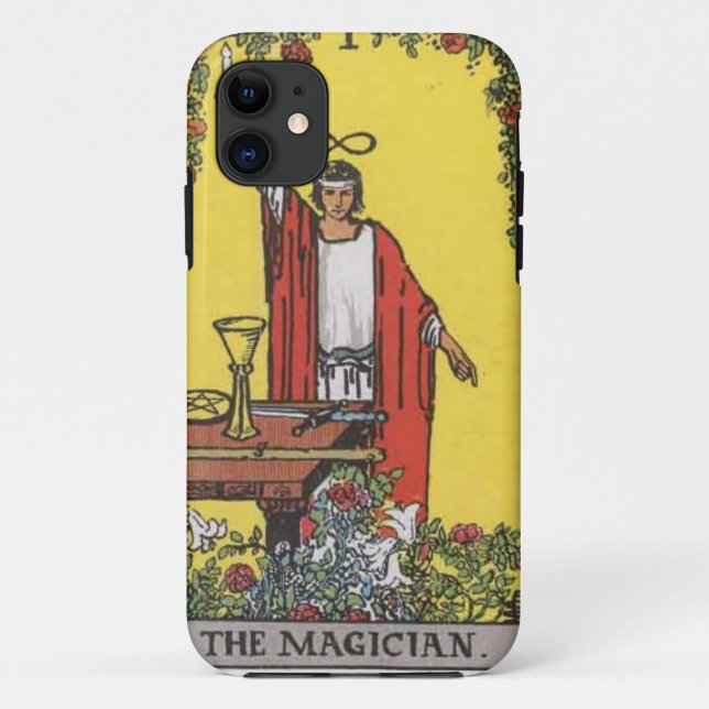 Magician tarot card image Case-Mate iPhone case (Back)