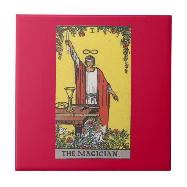 Magician tarot card image tile (Front)