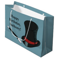 Magicians Hat and Magic Wand Personalised