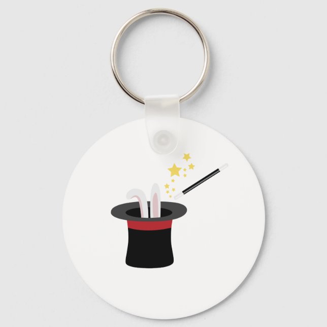 Magicians Hat Key Ring (Front)