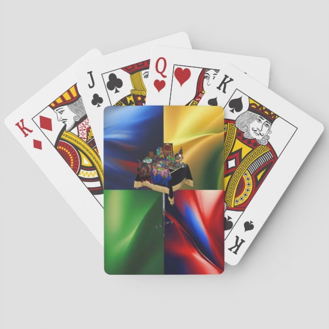 Magician's Table Fanning Deck (1) Playing Cards (Back)