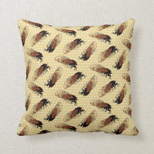 Magicicadas Emergence Funny Cicada Brood Cushion