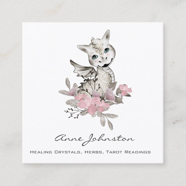 Magick  Baby Dragon Business Card (Front)