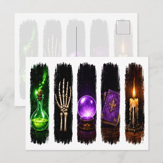 Magick Potion, Celestial Witchy decor Postcard (Front/Back)