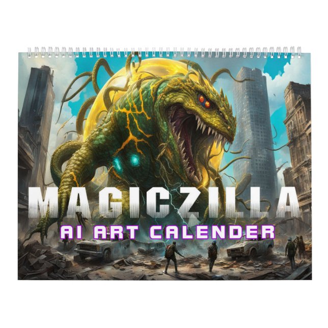 Magiczilla AI Art Calendar (Cover)