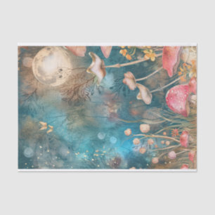 Magikal Moonlit Fairy Garden Decoupage Tissue Paper